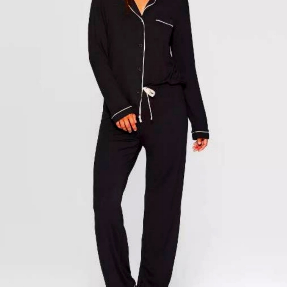 Nwt M 2piece Pj Set and Eye MaskElastic Drawsstring waist